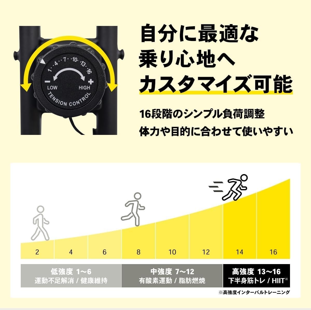 [レンタル] STEADY（ステディ） 背もたれ付きフィットネスバイク（マット無し）ST120 - 9