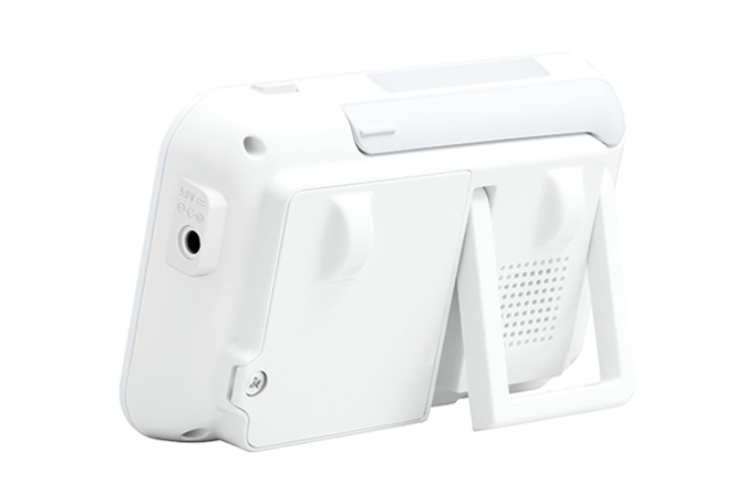 パナソニック ベビーモニター KX-HC750 モニター背面 スタンド立て ホワイト - 3