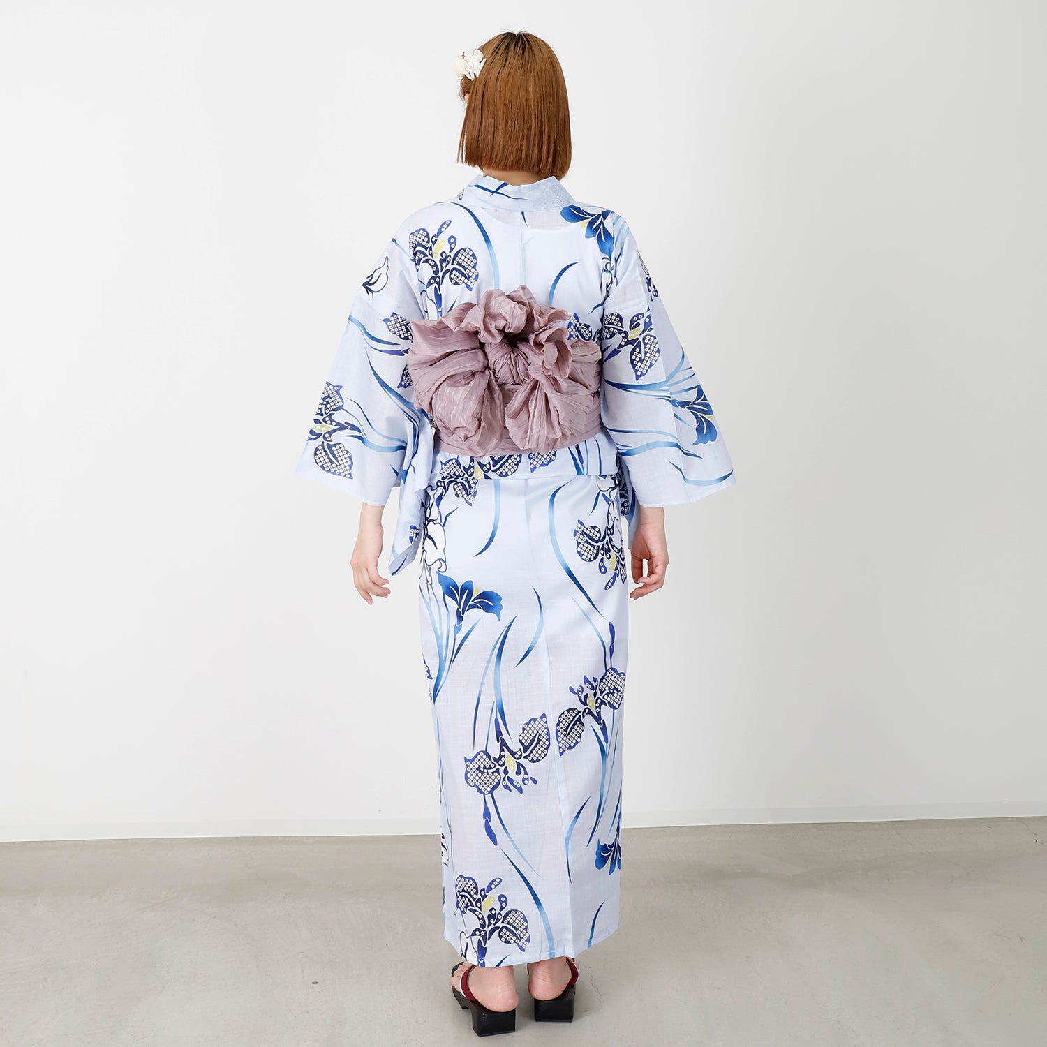 [レンタル] [2025新作]SION レディース浴衣 菖蒲 フリーサイズの宅配レンタル - 5