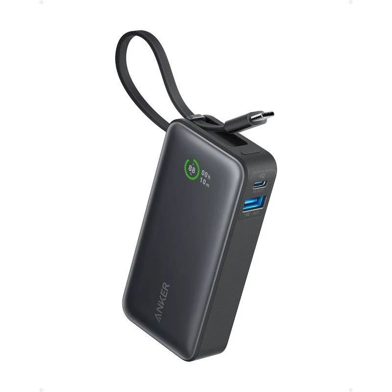 [レンタル] Anker Nano Power Bank (30W, Built-In USB-C Cable) モバイルバッテリー ブラック