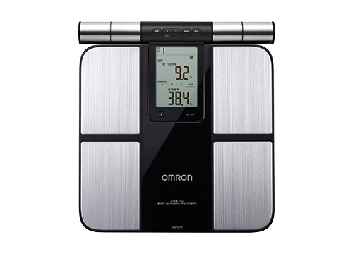 カラダスキャンOMRON HBF-702T BLACK レンタル] オムロン カラダスキャン 体重体組成計 Bluetooth対応 HBF