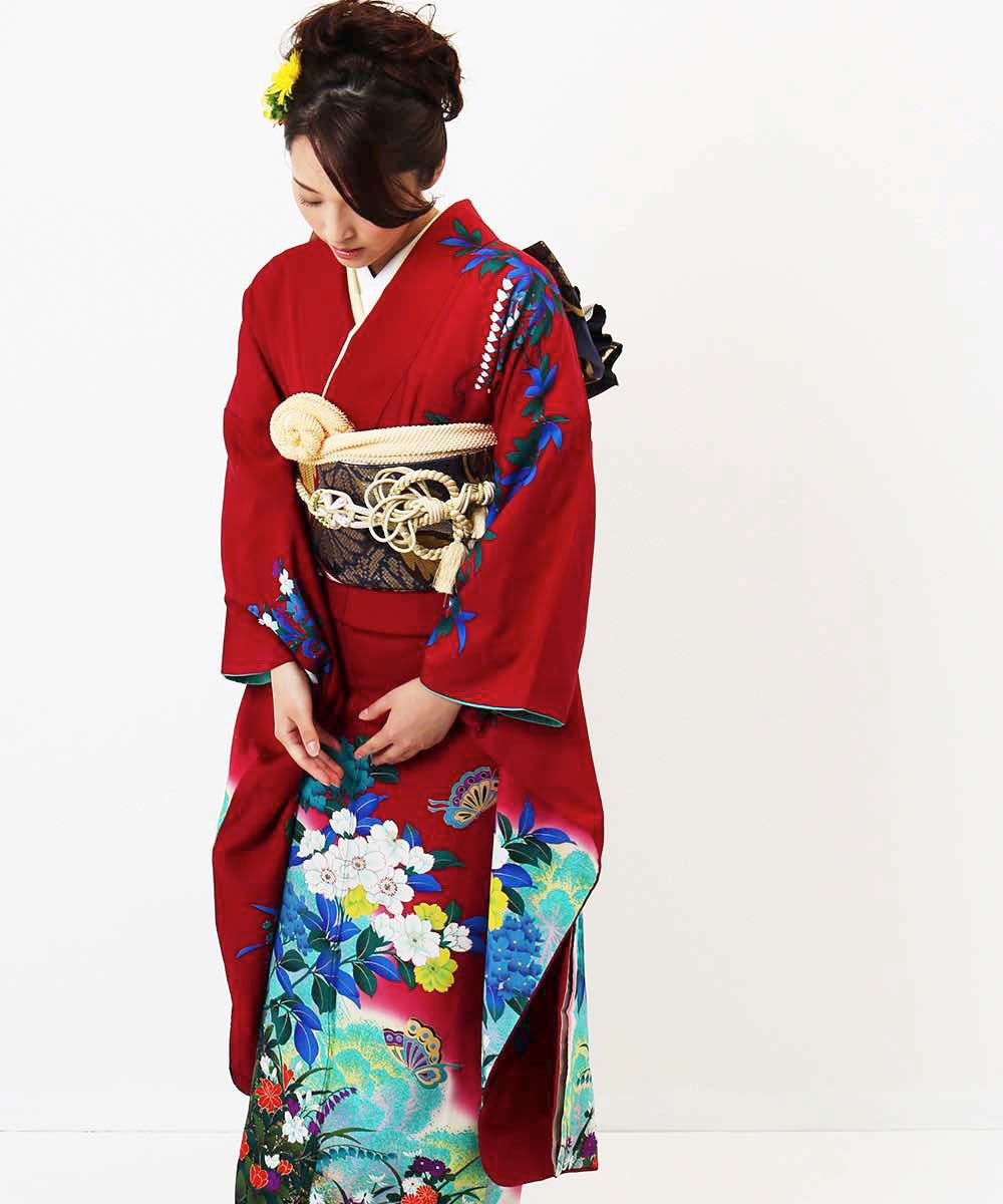 [レンタル] 【対応身長155-170cm】レンタル振袖フルセット-124の宅配レンタル - 12