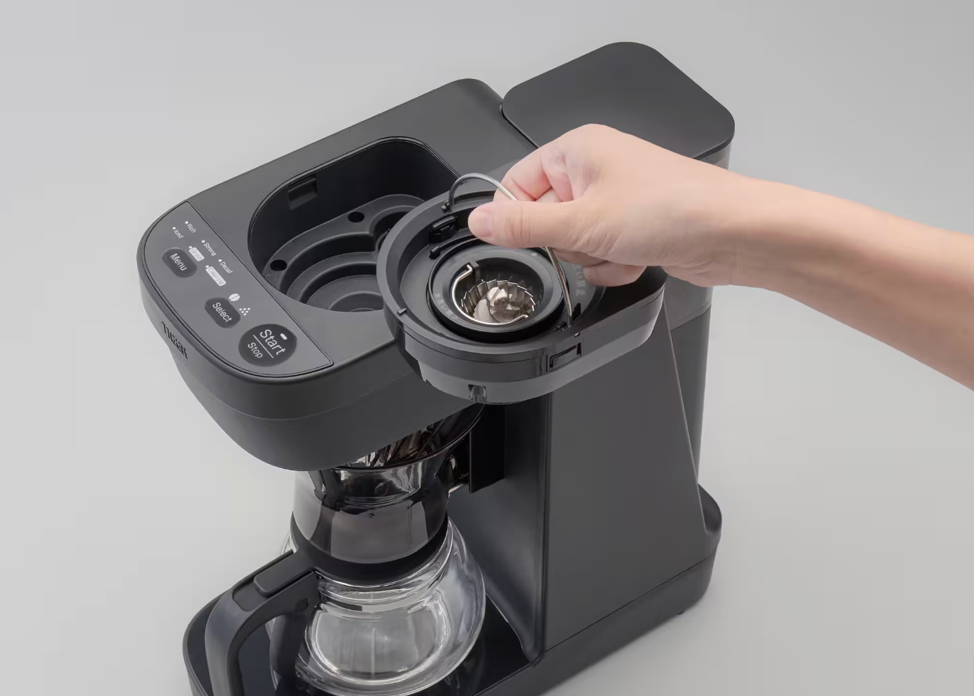 タイガー魔法瓶 コーヒーメーカー HYBRID BREW ADG-A060_ミル機構着脱 - 8