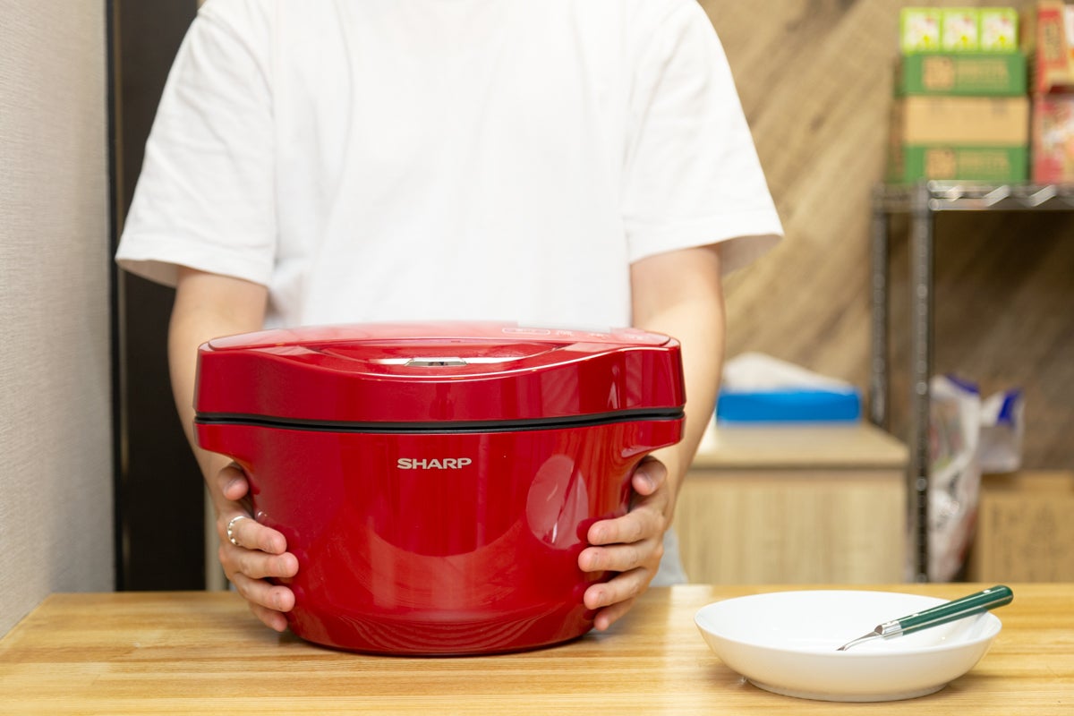 [レンタル] シャープ ヘルシオ ホットクック KN-HW16F-R レッド 1.6L容量 - 3