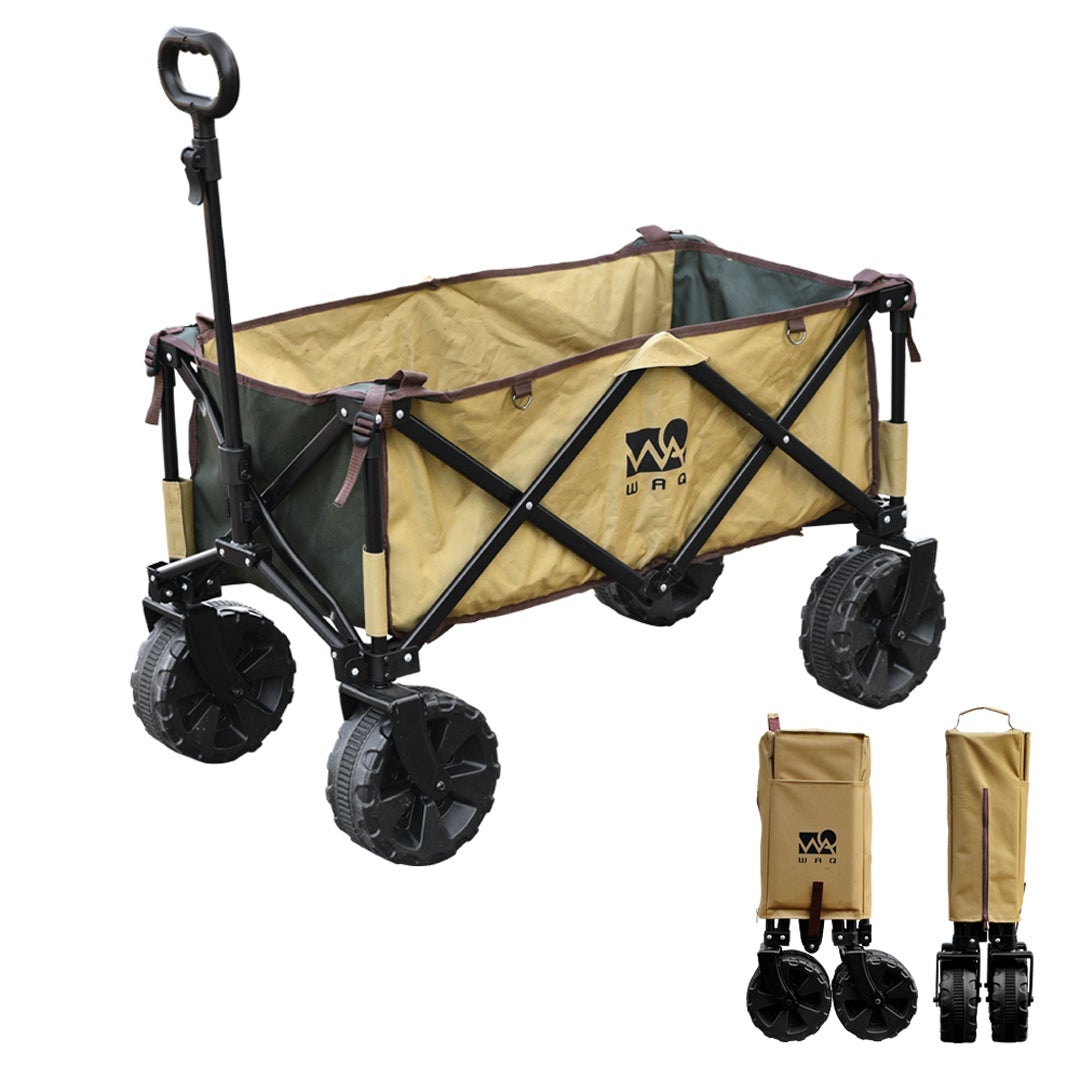 [レンタル] WAQ(ワック) アウトドアワゴン WAQ-W１ オリーブ×タン
