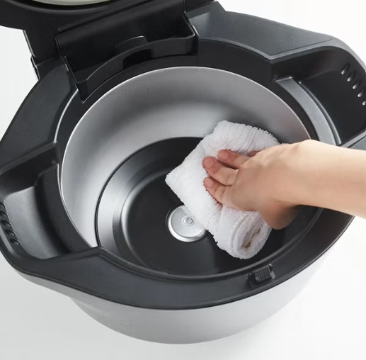 [レンタル] 【長期利用向け】[新品]シャープ ヘルシオ ホットクック KN-HW16H 2〜4人用 1.6L容量 ブラック - 4