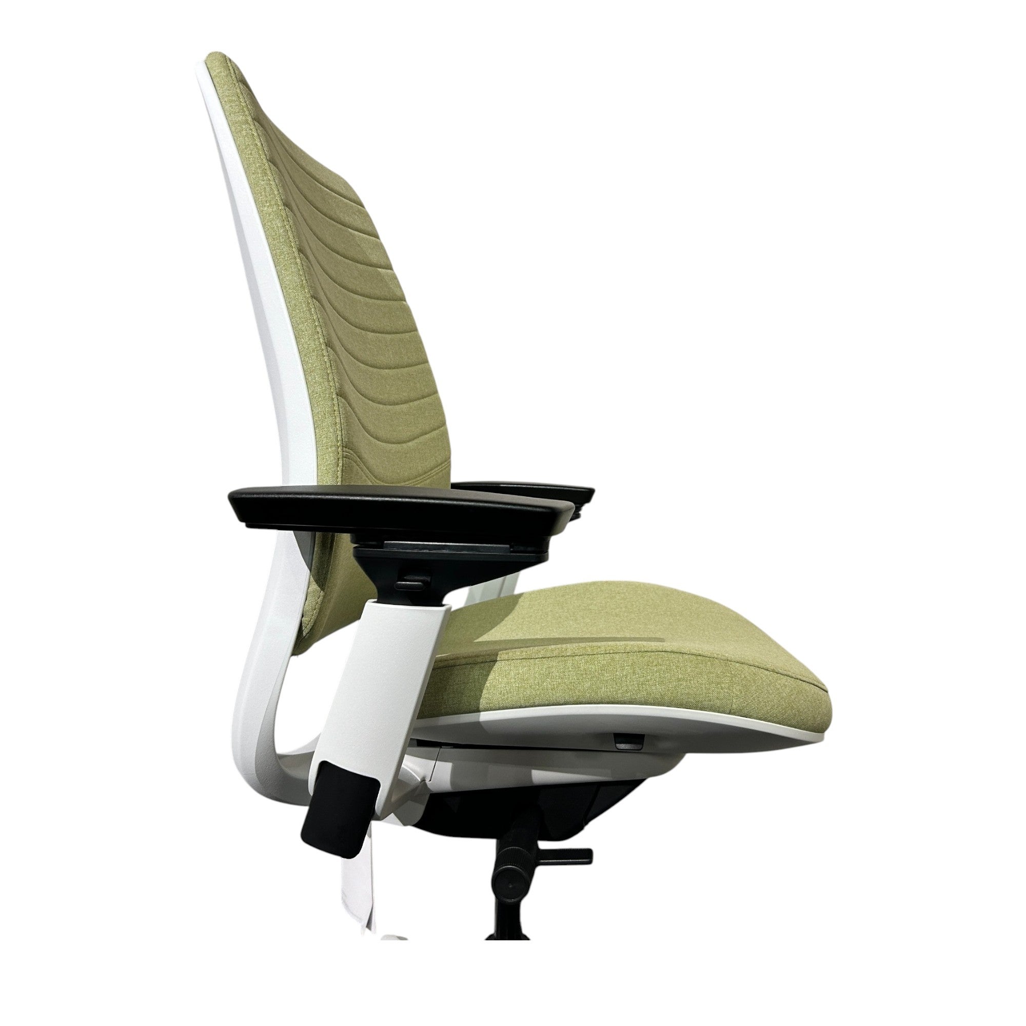 [レンタル] Steelcase オフィスチェア Series 2 ハイバック 可動肘 ランバーサポート グラス ホワイト 436UPHQSA - 10