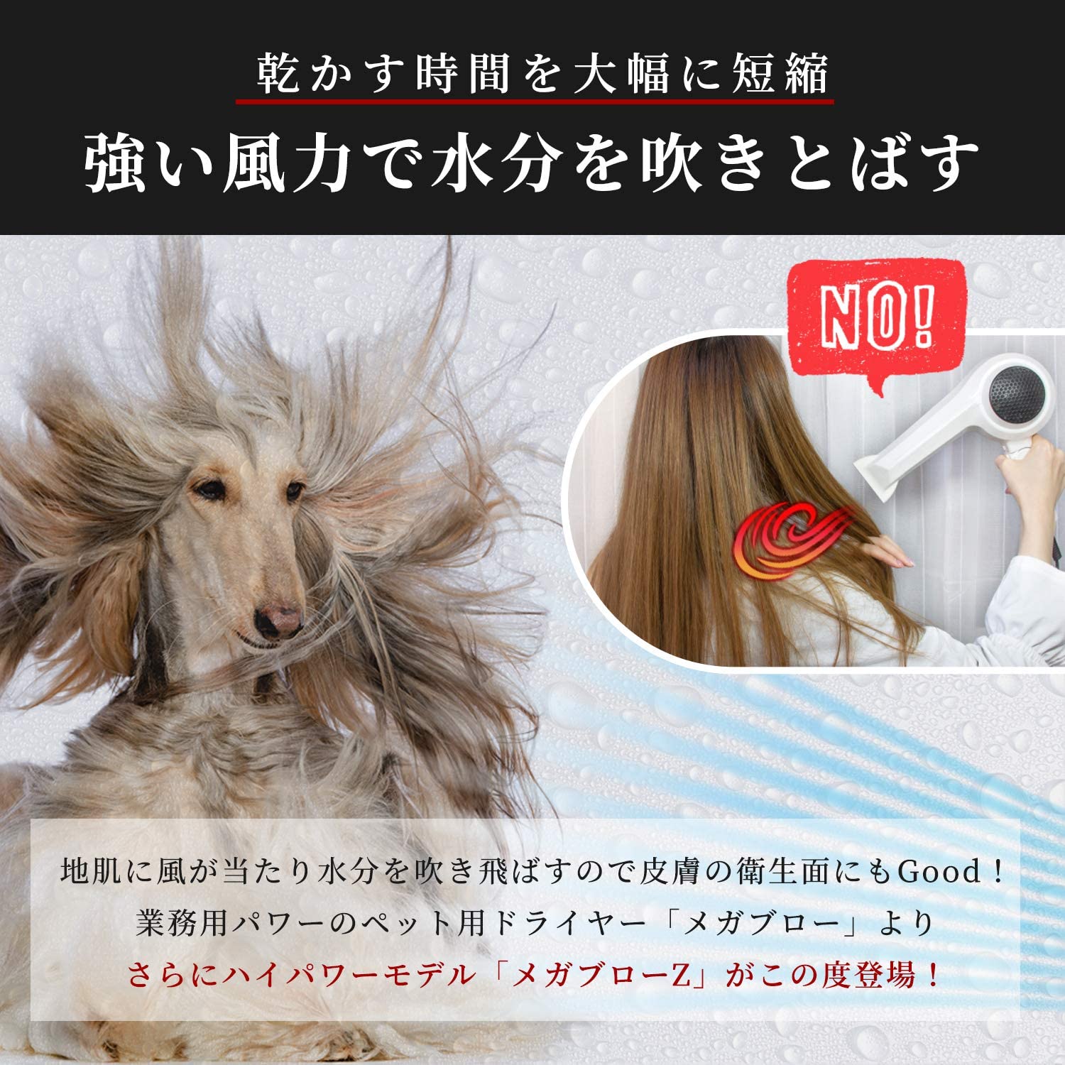 メガブロー  PET-006  業務用ペットドライヤー  犬 猫 犬 ドライヤー ペットドライヤー≪メガブローZ≫メガブローを超える
