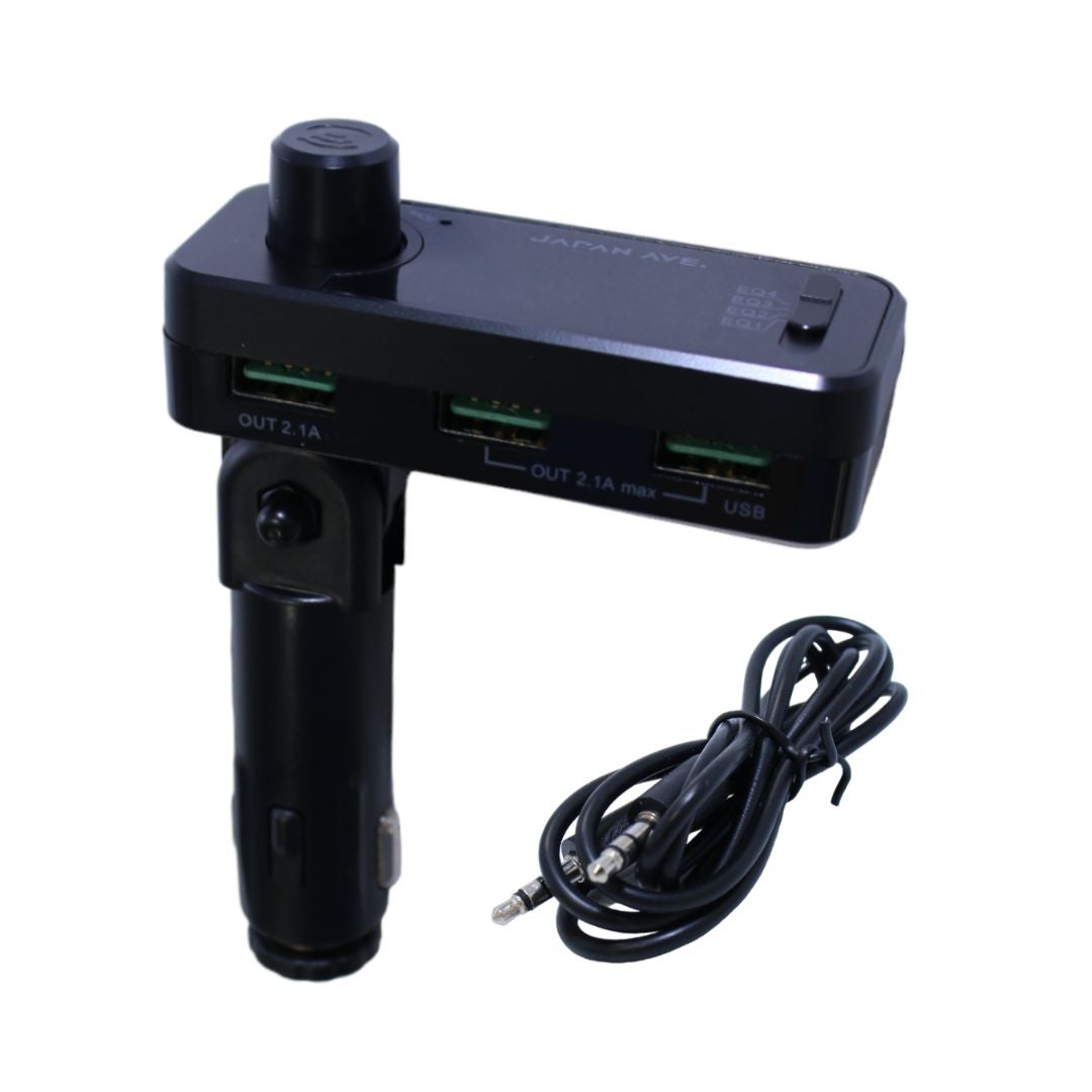 [レンタル] JAPAN AVE.(ジャパンアベニュー) FMトランスミッター JA998 ブラック - 1