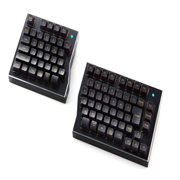 roBa 分割型無線キーボード roBa 無線接続 左右分割 トラックボール キーボード 組立て済み