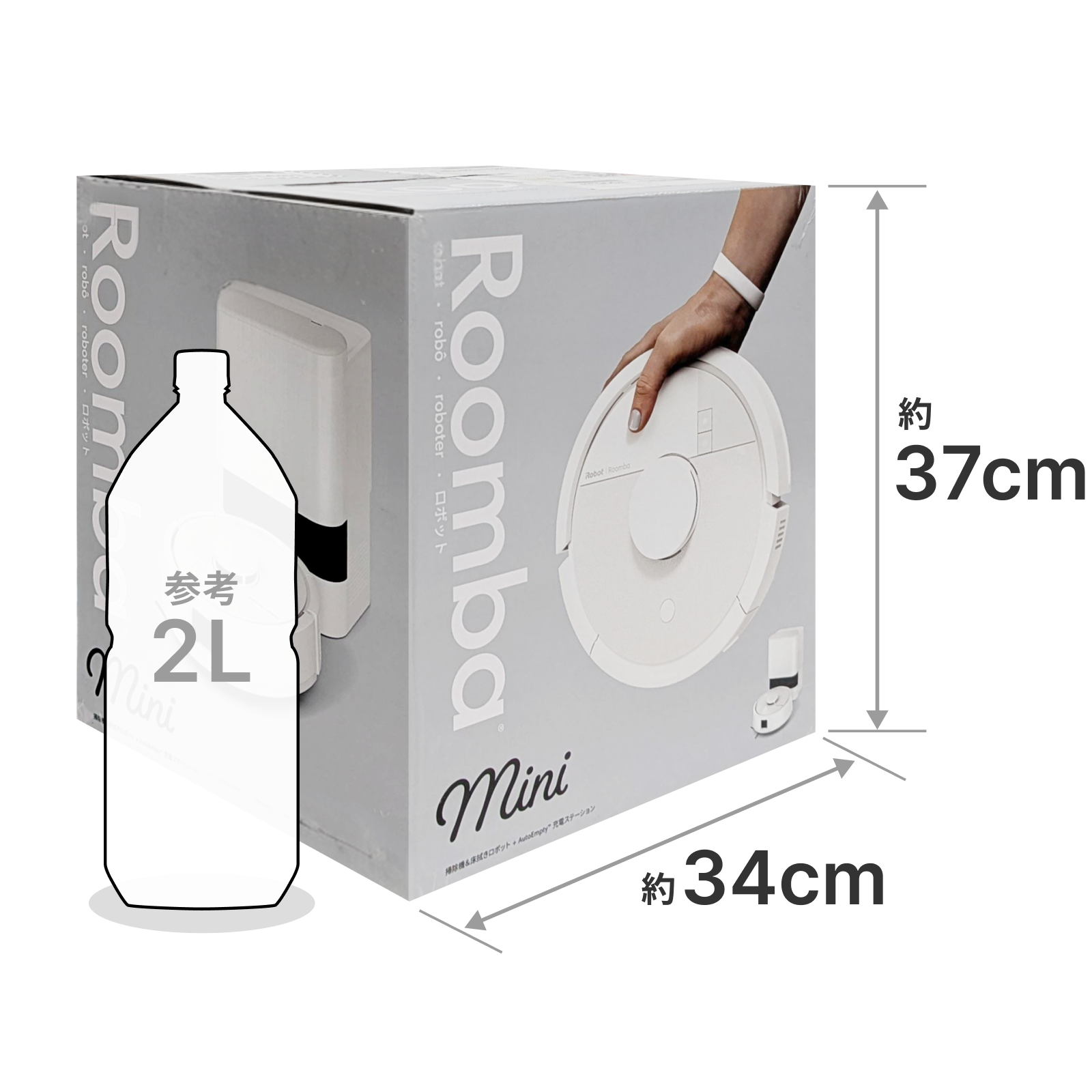 [レンタル] Roomba (ルンバ) Mini 掃除機＆床拭きロボット + AutoEmpty 充電ステーション アイロボット公式 [ロボットスマートプラン＋] - 39
