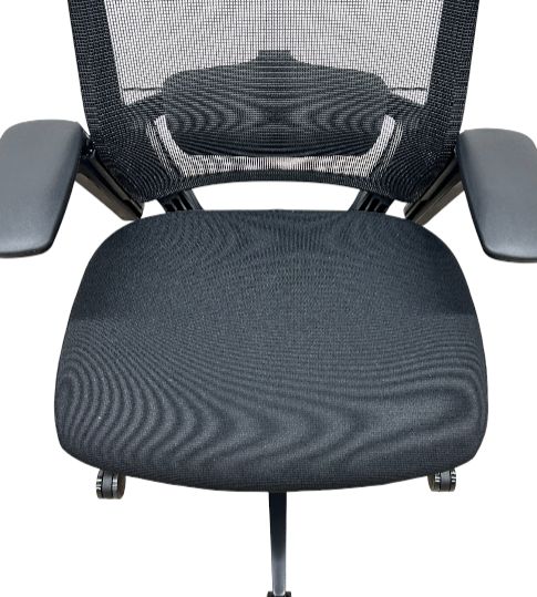 [レンタル] オカムラ Finora（フィノラ）シリーズ エクストラハイバック クッションタイプ 可動肘 ランバーサポート付き ウレタンキャスター C78CJS F1G1 オフィスチェア - 6