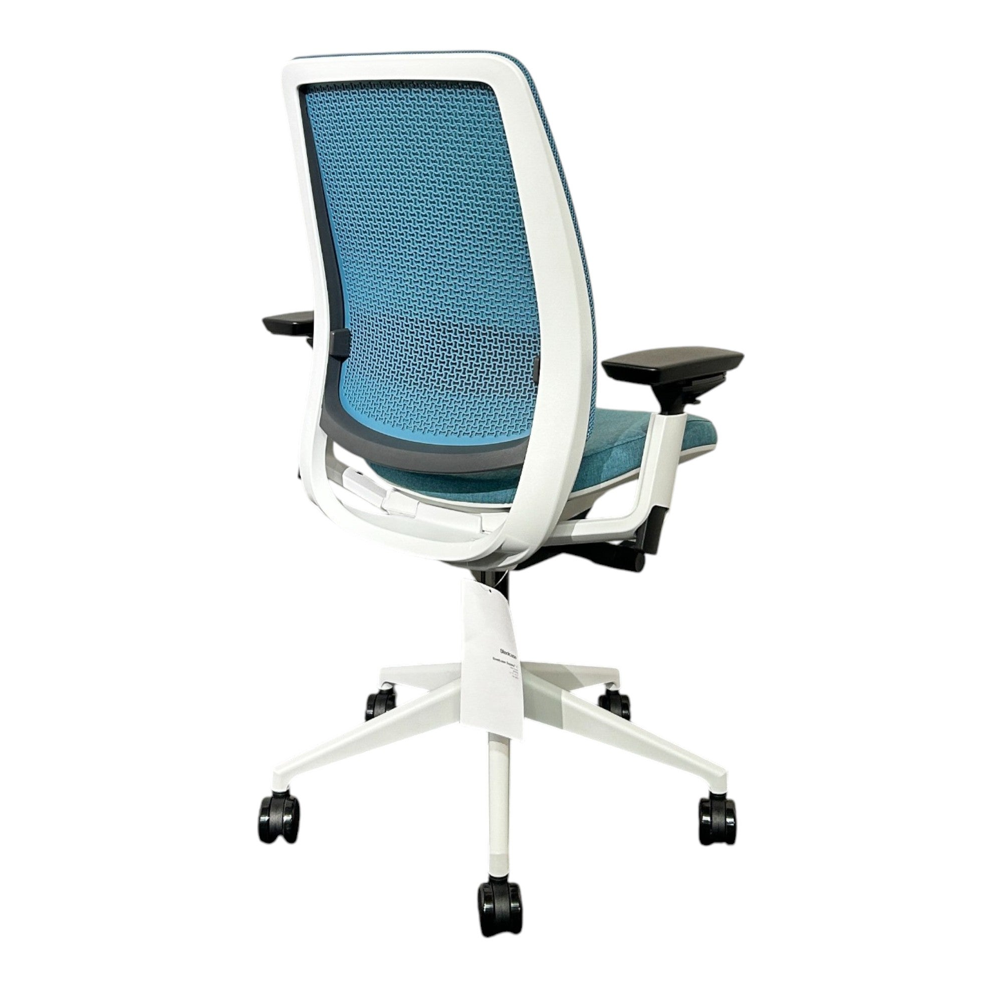 [レンタル] Steelcase オフィスチェア Series2 ハイバック 可動肘 ランバーサポート ラグーン ホワイト 436AIR3DSA - 5