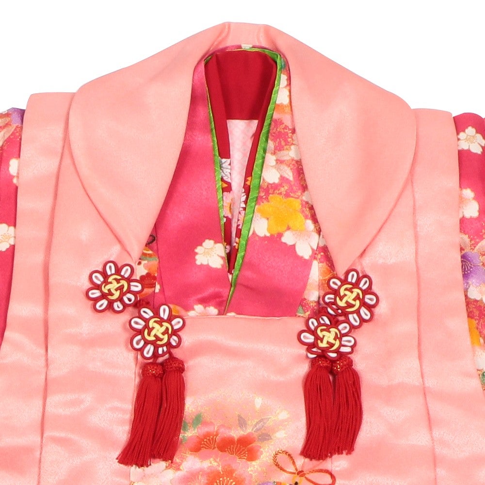 七五三/節句 被布セット 3歳女の子 鈴模様 可憐