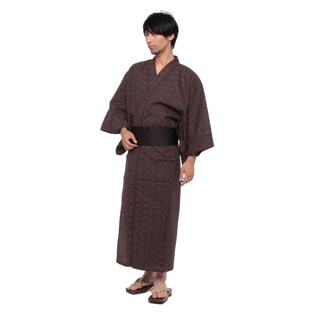 [レンタル] メンズ浴衣 フルセット シンプル・無地柄 身長目安175cmの宅配レンタル - 8
