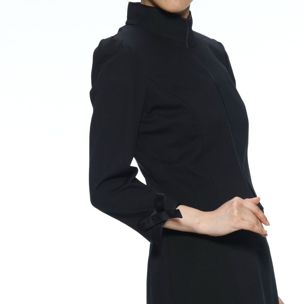 [レンタル] ルネ セレモニースーツ2点セット(ジャケット+ワンピース) ブラック / ホワイト×ブルーの宅配レンタル - 4