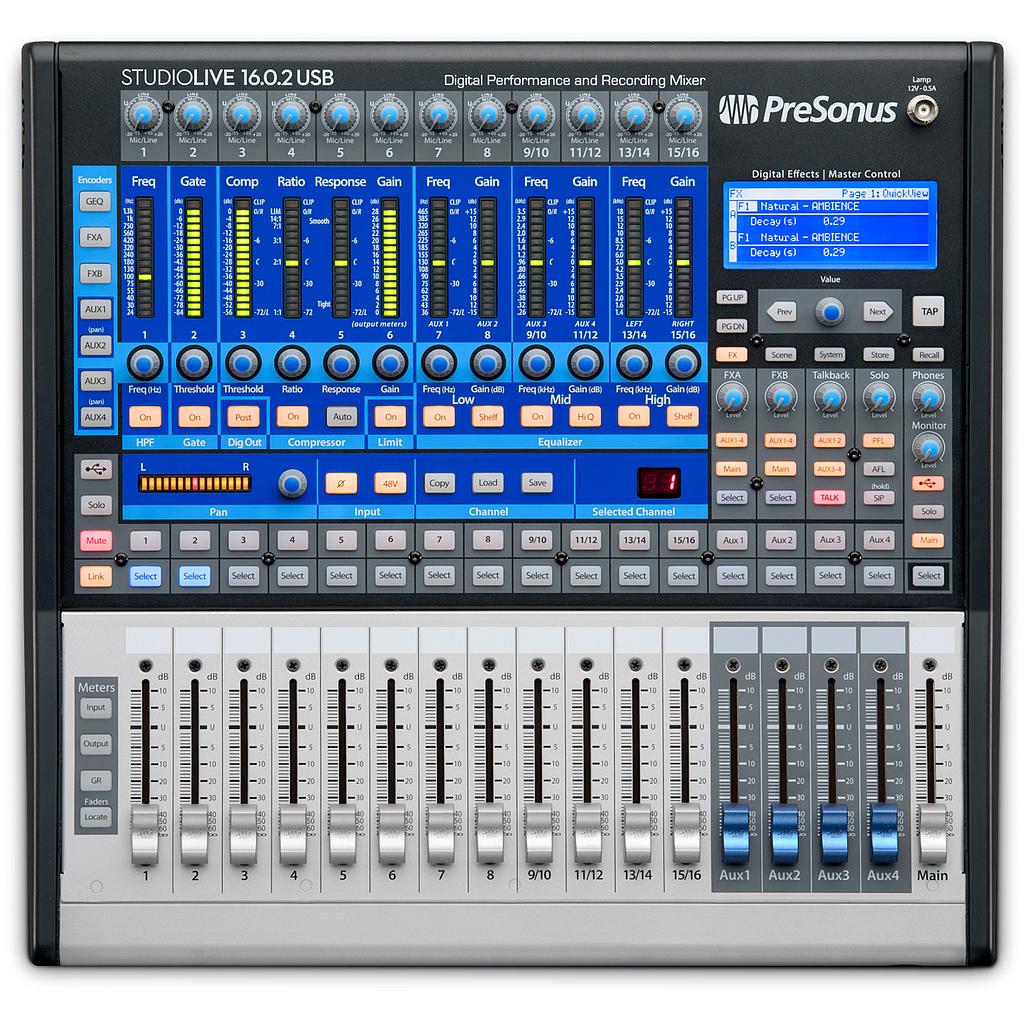 レンタル] PreSonus StudioLive 32SC デジタルミキサーのお試し 