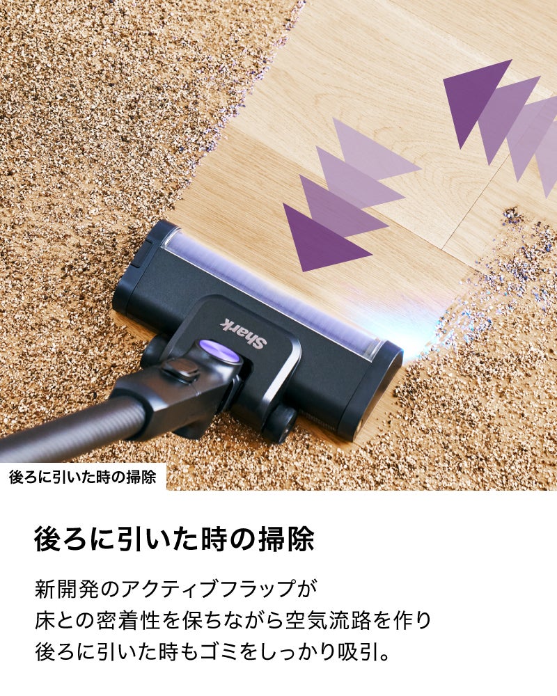 レンタル] Shark PowerClean 360 コードレススティッククリーナー