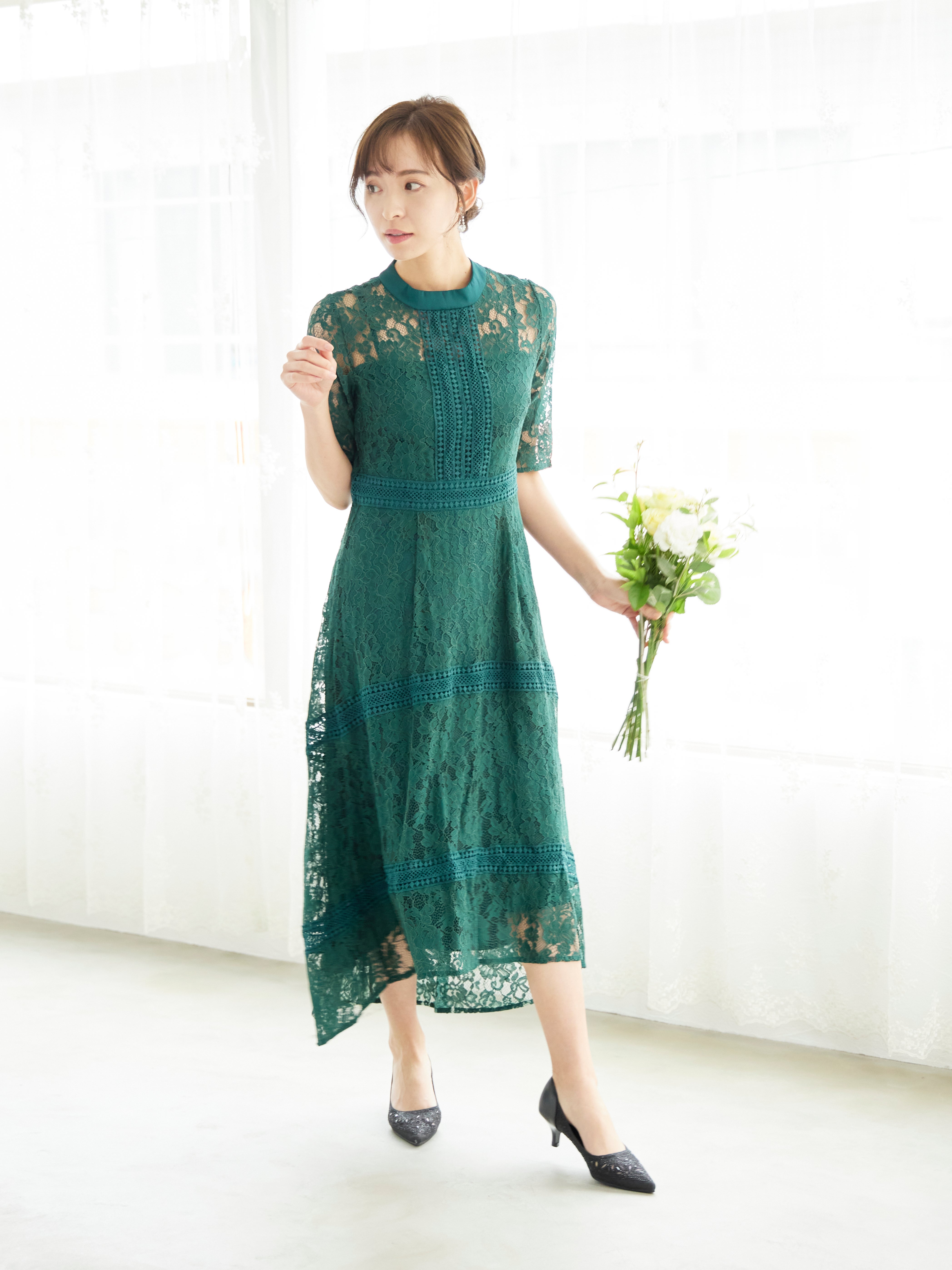 レンタル] BELINDA DE CAPRIS ケミカルレース フィッシュテール