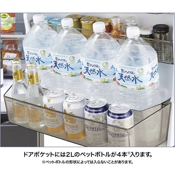 [レンタル] [362L][二人暮らし向け][右開き]アクア AQR-S36R 冷凍冷蔵庫 - 18
