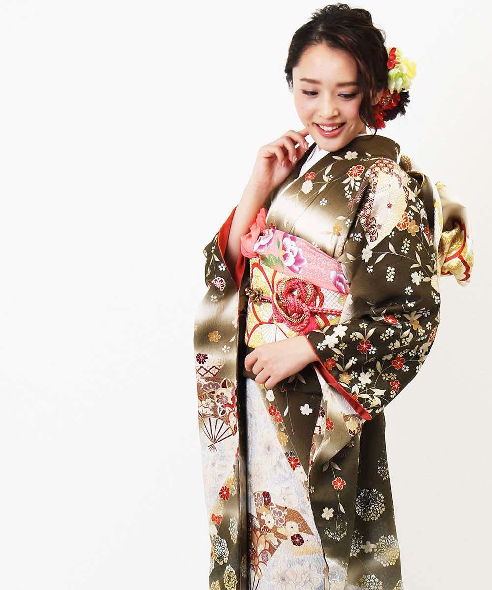 [レンタル] 【対応身長154-169cm】レンタル振袖フルセット-805の宅配レンタル - 10