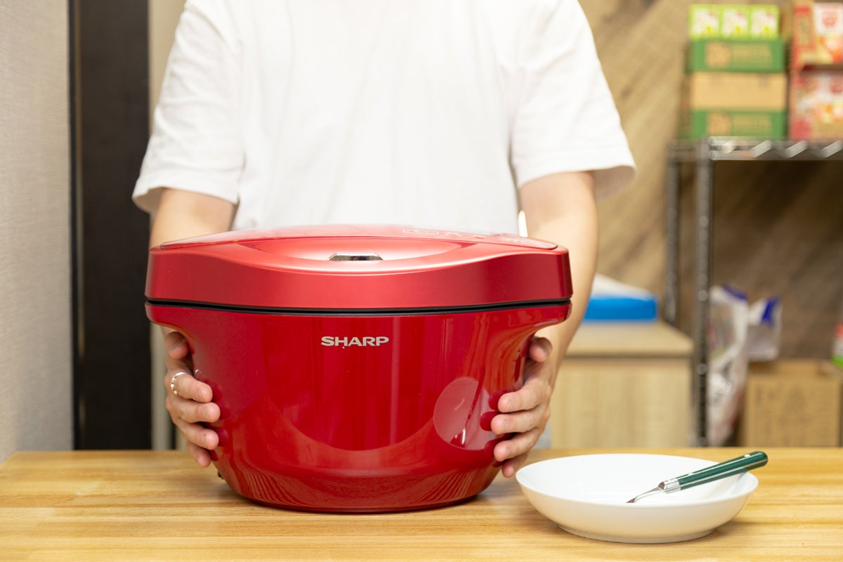 [レンタル] シャープ ヘルシオ ホットクック KN-HW24F-R レッド 2.4L容量 - 3