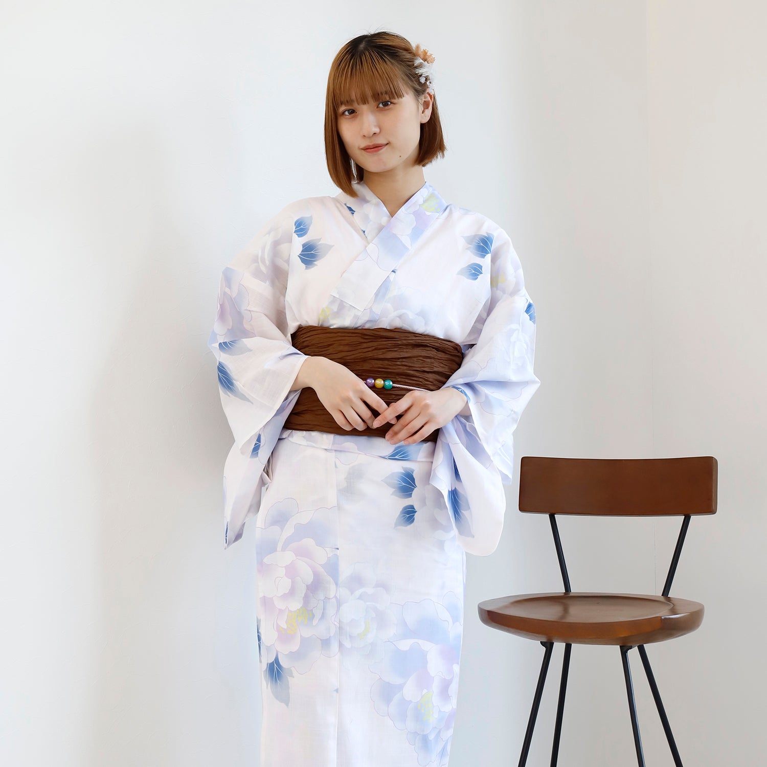 [レンタル] [2025新作]SION レディース浴衣 牡丹 フリーサイズの宅配レンタル - 2