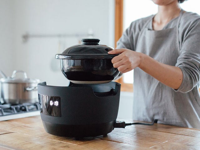 [レンタル] シロカ(siroca) 長谷園×シロカ かまどさん電気 全自動炊飯土鍋 SR-E111[3合炊き/伊賀焼/おこげ] - 4