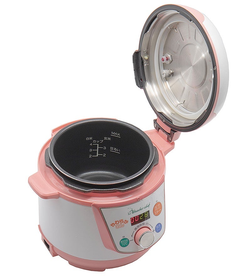 [レンタル] ワンダーシェフ 家庭用マイコン電気圧力鍋 3L「やわらかさん 普通食39レシピセット」OEDE30(F) - 4