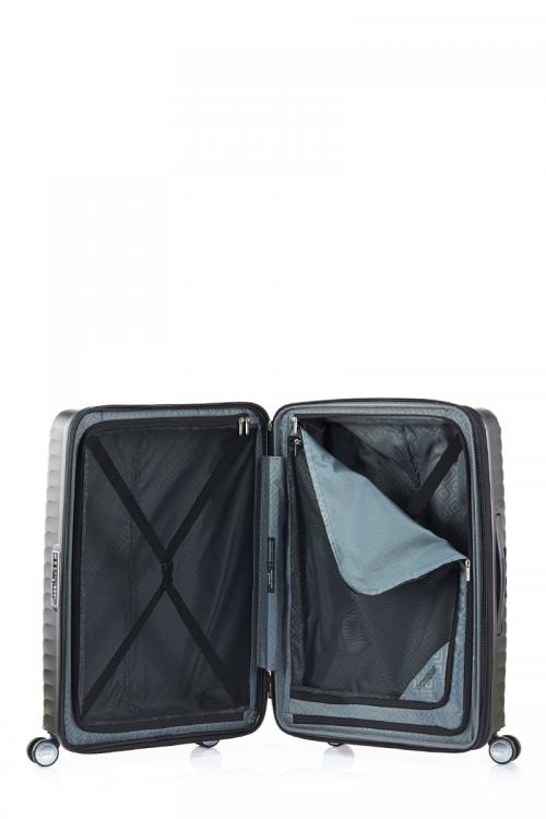 [レンタル] [5-8泊向けサイズ]AMERICAN TOURISTER スクアセム スピナー66 エキスパンダブル QJ2-09002 69L/拡張時78L ハードスーツケースの宅配レンタル - 6