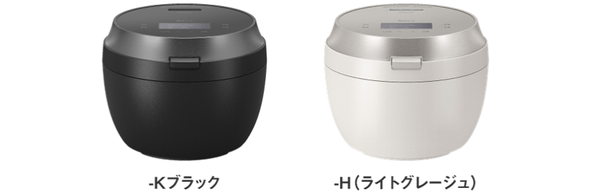 パナソニック Wおどり炊き SR-X910E 可変圧力IHジャー炊飯器 カラーバリエーション ブラック・ライトグレージュ - 5