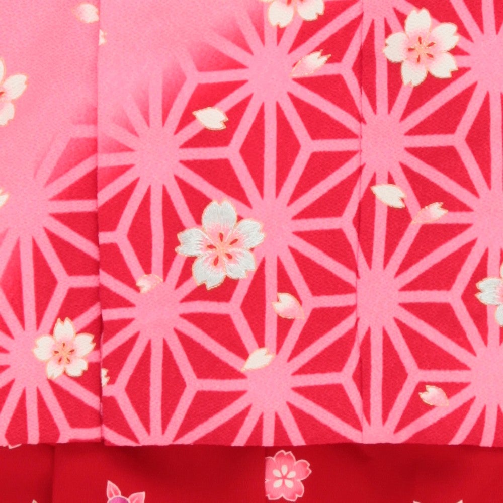 [レンタル] 七五三/節句 被布セット 3歳女の子 被布セット 可愛らしい花柄 手鞠の宅配レンタル - 2