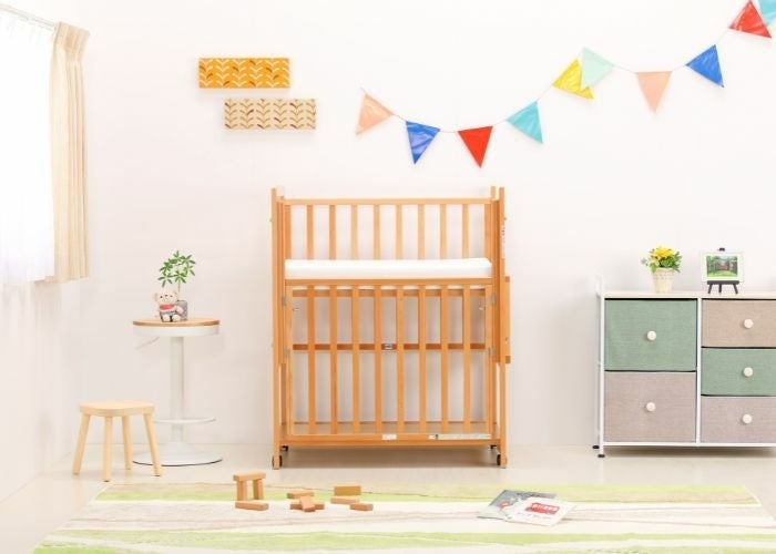 [レンタル] ヤマサキ コンパクトベッド ツーオープン ミニベッド - 4