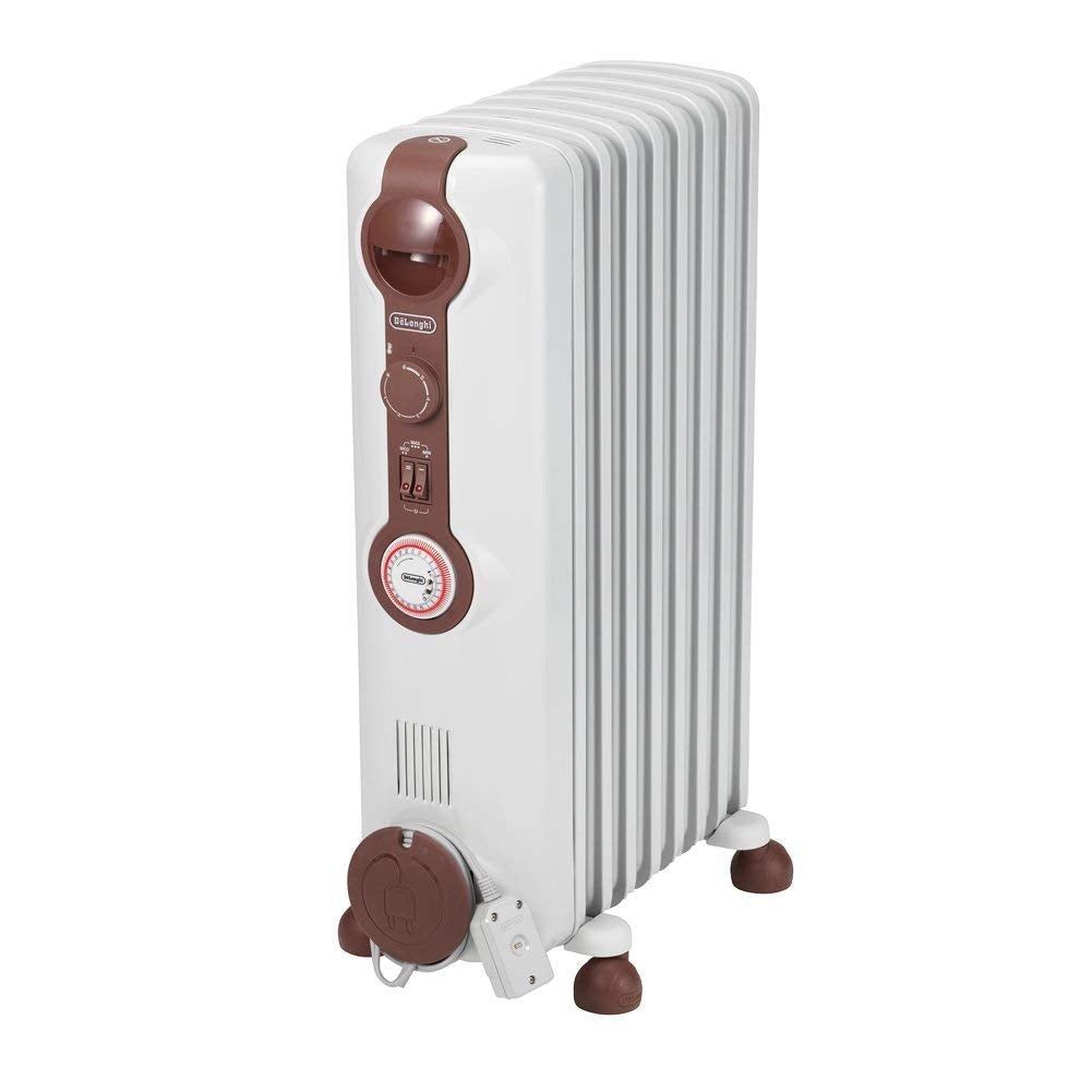 レンタル] [2015年発売モデル] デロンギ JR0812-BR オイルヒーター 1200W 8～10畳 暖房（ホワイト＋ブラウン）のお試し・サブスク｜宅配レンタル・リースで借りる  - Rentio[レンティオ]