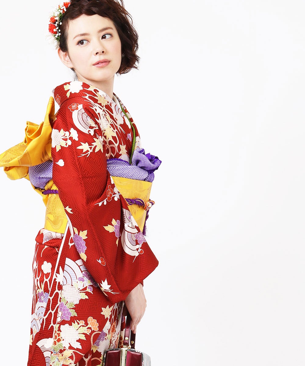 [レンタル] 【対応身長155-170cm】レンタル振袖フルセット-114の宅配レンタル - 12