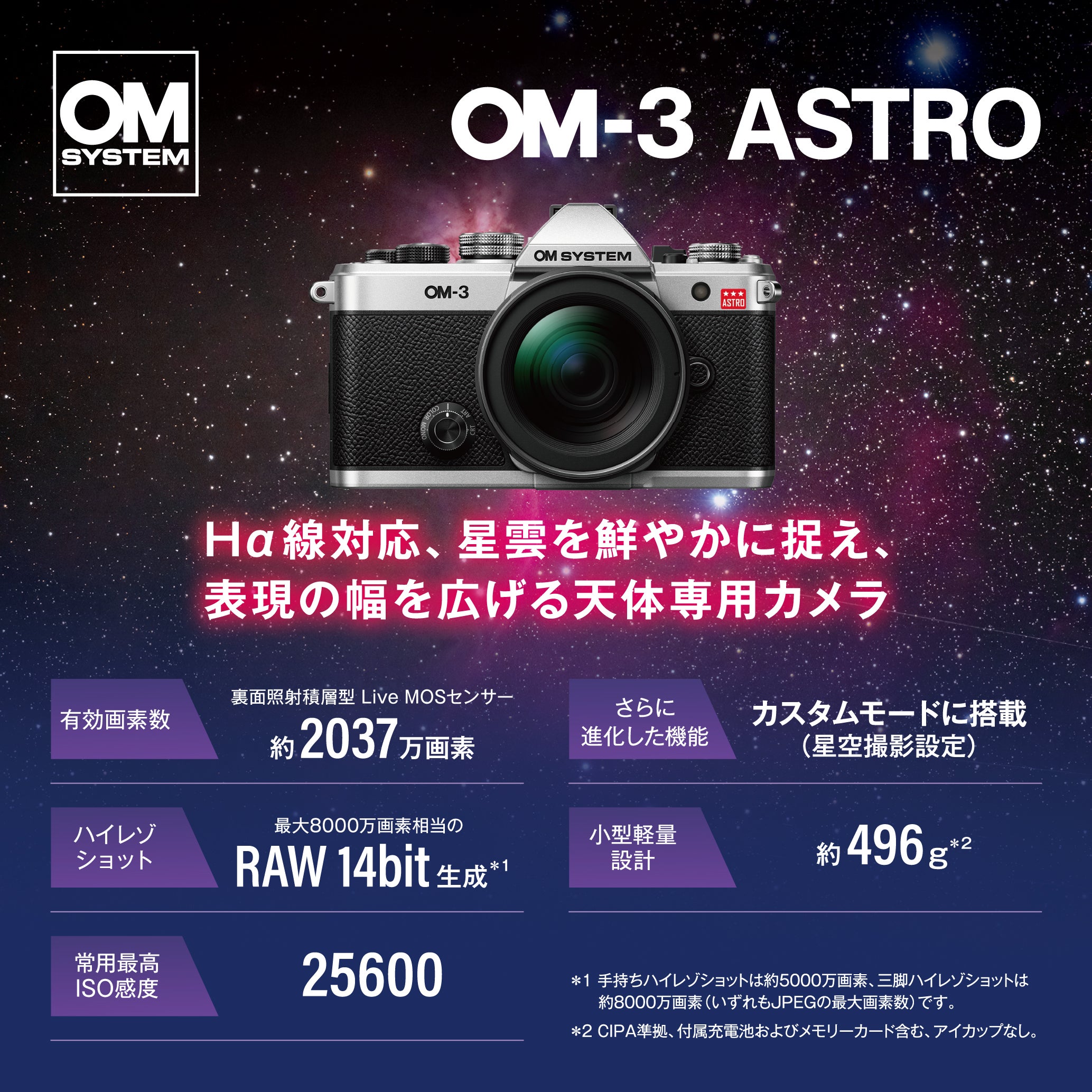 [レンタル] OM SYSTEM OM-3 ASTRO ボディ ミラーレス一眼 - 15