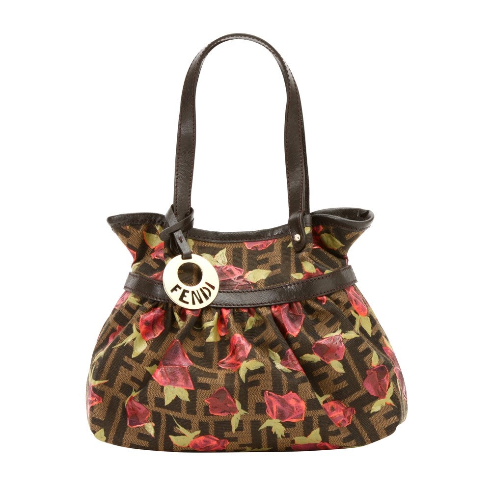 [レンタル] レディース フェンディ キャンバス レザー ハンドバッグ - 6