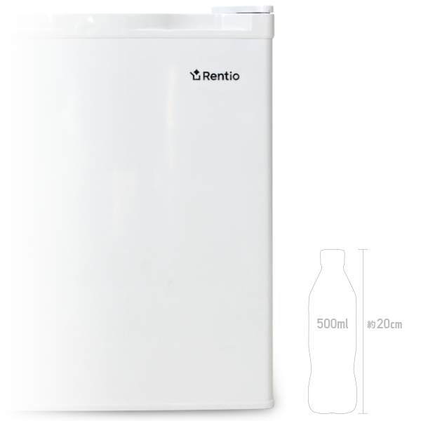 レンタル] [32L][新品]レンティオ 小型冷凍庫 1ドア セカンド