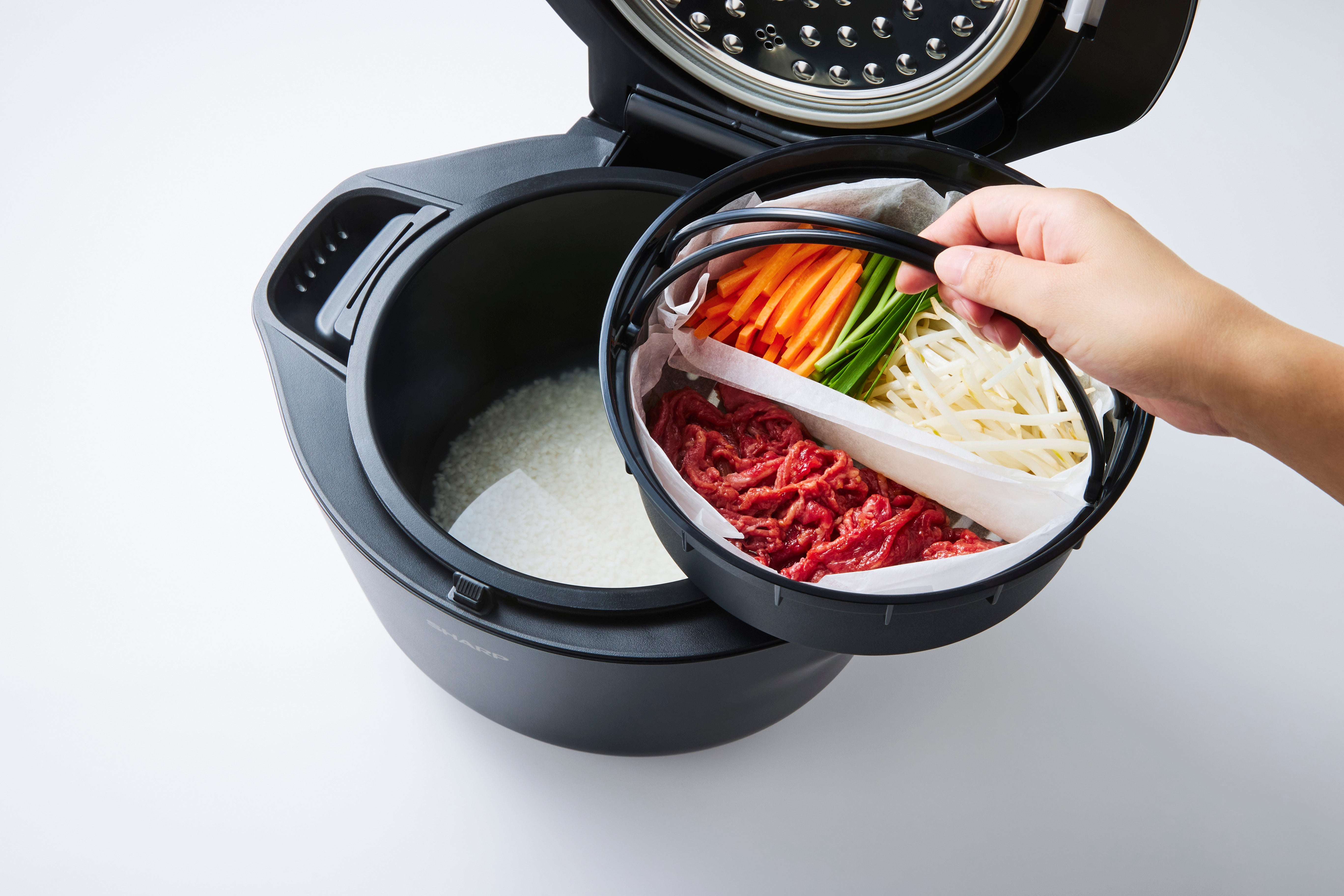 [レンタル] [特別価格 ワンタイム1,000円]シャープ ヘルシオ ホットクック KN-HW24K 2〜6人用 2.4L容量 - 12