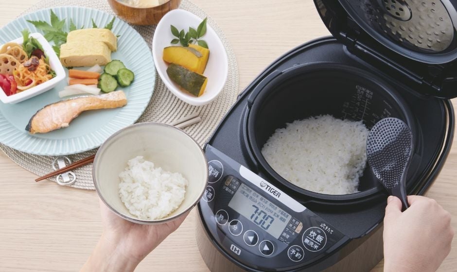 [レンタル] [5.5合炊き] タイガー魔法瓶 IHジャー炊飯器 JPW-X100 ダークグレー - 3