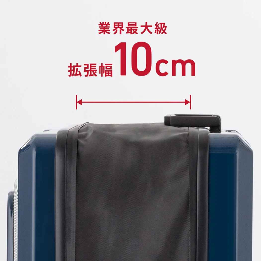 [レンタル] [1-3泊向けサイズ]LEGEND WALKER 6031 フィット 15L/拡張時35L ハードスーツケースの宅配レンタル - 6