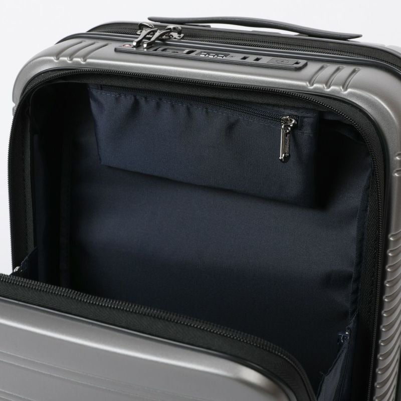 [レンタル] [1-3泊向けサイズ]BERMAS EURO CITY2 No.60295 フロントオープンファスナー38L 48cm ハードスーツケース ジェットブラックの宅配レンタル - 7