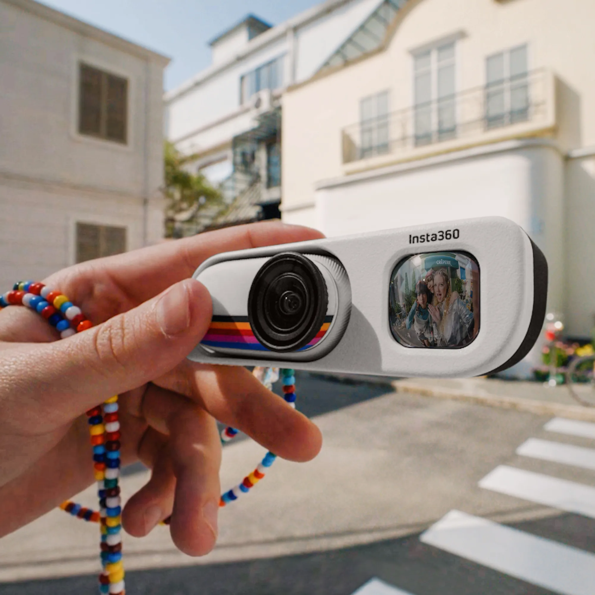 [レンタル] Insta360 GO 3S 128GB アクションカメラ レトロキット キャンバスホワイト - 5
