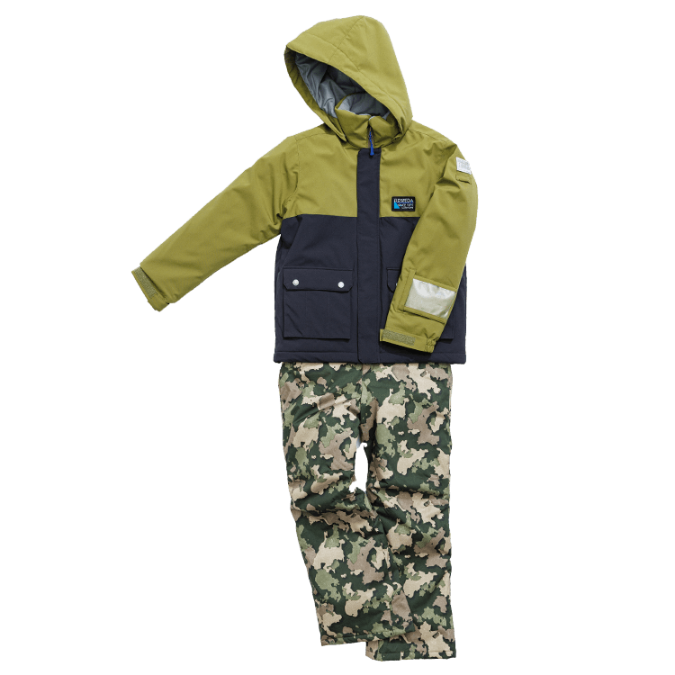 [レンタル] オンヨネ(ONYONE) キッズ スキー・スノボウェア 上下セット カーキ (130cm～160cm)の宅配レンタル - 2
