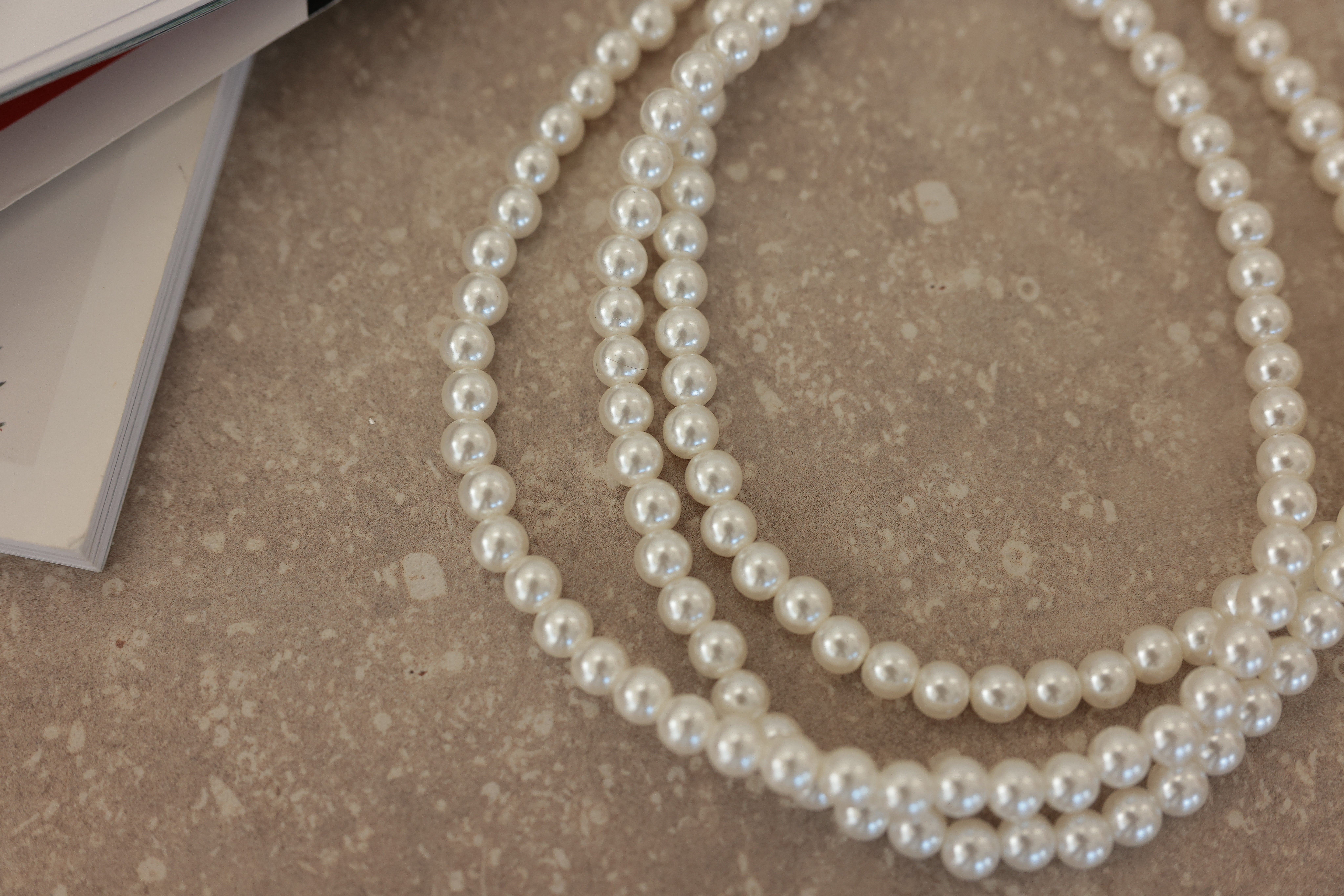 アートマリー 3WAYのパールネックレス ゴールド