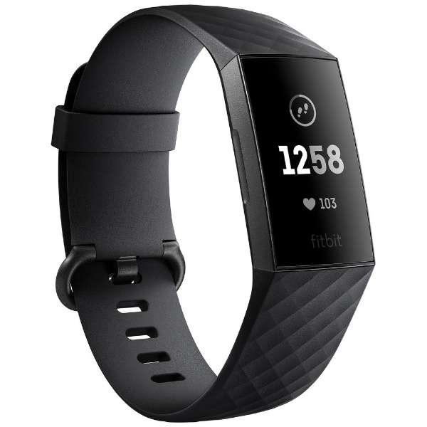 [レンタル] Fitbit フィットネスリストバンド Charge3 Large Black