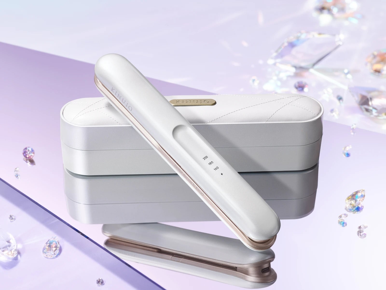 [レンタル] [海外対応] 絹女 KINUJO Luxejewel コードレスアイロン LX001 - 2