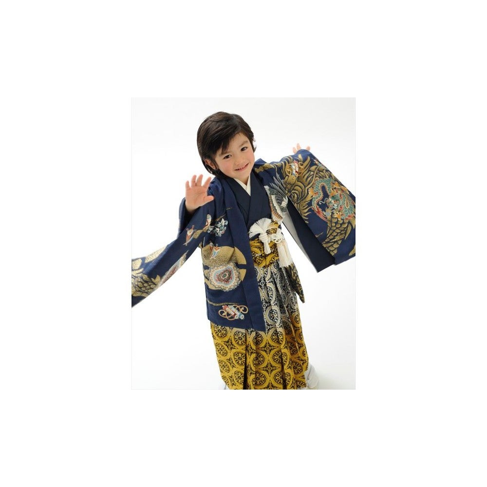 [レンタル] 七五三/節句 袴セット 5歳 男の子 鷹 勇龍の宅配レンタル - 3
