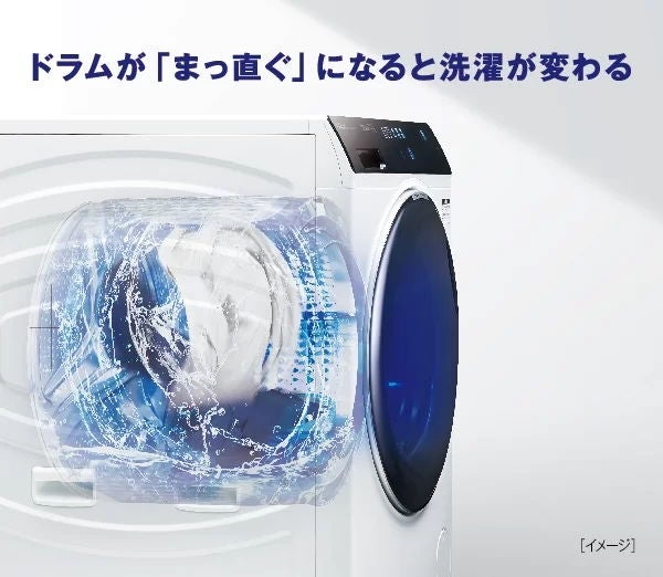 [レンタル] アクア 【左開き】 AQW-D10P ドラム式洗濯乾燥機 洗濯10kg/乾燥5kg - 7