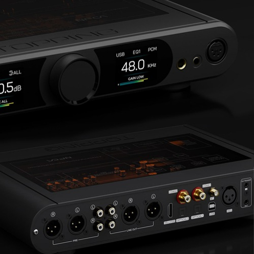 TOPPING DX9 Discrete フルバランスディスクリート デスクトップDAC/AMP ディスプレイ・背面端子 拡大 - 15